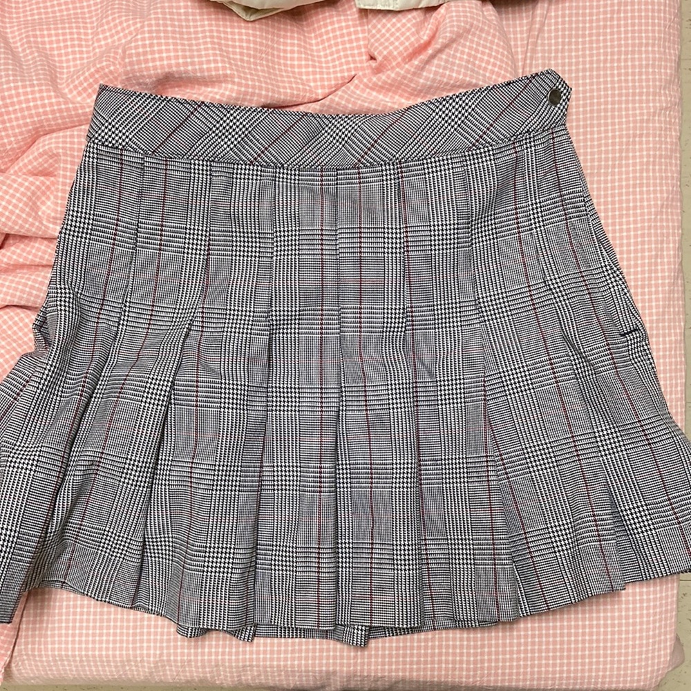 HM plaid mini skirt